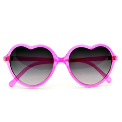 Love Inspired Womens Crystal Heart Shape Sunglasses