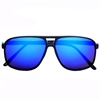 Retro Square Frame Plastic Aviator Shades#0250