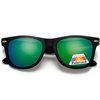 Polarized Colorful Mirrored Lens Classic Wayfarer Sunglasses