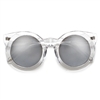Bold Retro Inspired Round Cat Eye Sunglasses