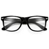 Original Classic 80's Inspired Clear Lens Wayfarer Style Eyewear