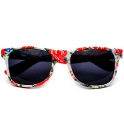 Classic Wayfarer in A Floral Bouquet Frame