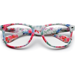 Classic Wayfarer in A Floral Bouquet Clear Lens Frame #2222Clr