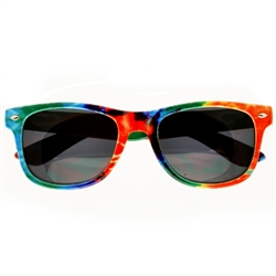 Classic Wayfarer in a Funky Tie Dye Frame #2226