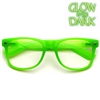 All Night Raver Glow in the Dark Clear Lens Wayfarer#2228