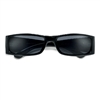 Men's Sleek Squared Out Frame Wrap Around Shades