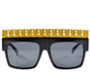 Flat Top Gold Chain Shades #7325