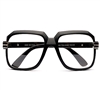 Retro Square Clear Lens Glasses #8032