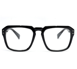 Large Flat Top Clear Lens Fashion Glasses#8782