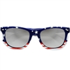 US Patriotic Flag Wayfarer Mirror Lenses #8794
