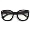 Vintage Round Thick Horn Non Prescription Fashion Glasses#93313