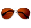 Driving Lens Blue Block Classic Metal Aviator Sunglasses#ECYE
