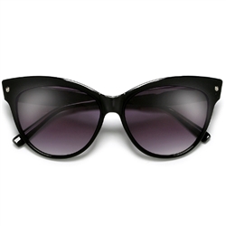 Retro Glamour 58mm Studded High Pointed Tip High Fashion Cat Eye Sunglasses