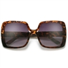 Women's Oversized Square Frame Chic Fashion Sunglasses