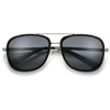 Vintage Motorcycle Style Sunglasses with Side Cup Frame