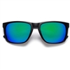 Men's Keyhole Bridge Square Frame Colorful Revo Lens Daily Shades