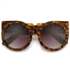 Oversized Bold Eye Catching Round Lens Unique Sunglasses