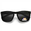 Men's Polarized Anti-Glare Lens Keyhole Bridge Square Frame Shades