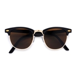 Iconic Clubmaster Half Frame Sunglasses